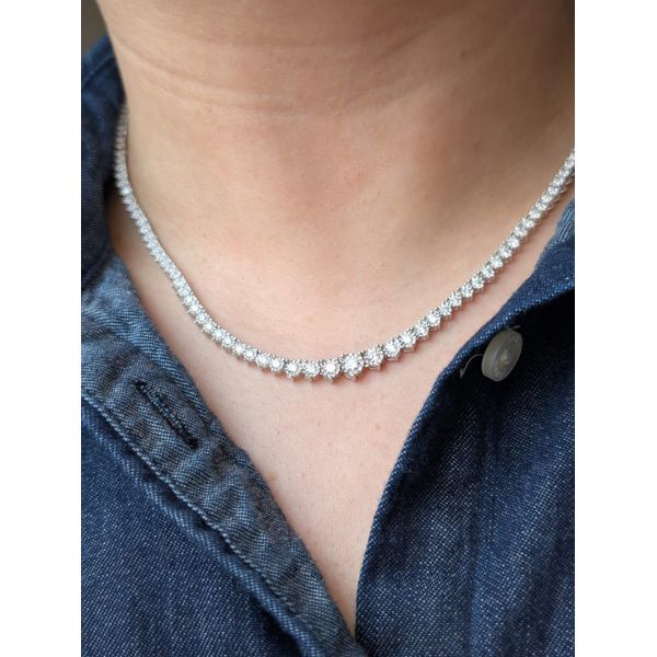 Sterling Silver Riviera Necklace Conti Jewelers Endwell, NY