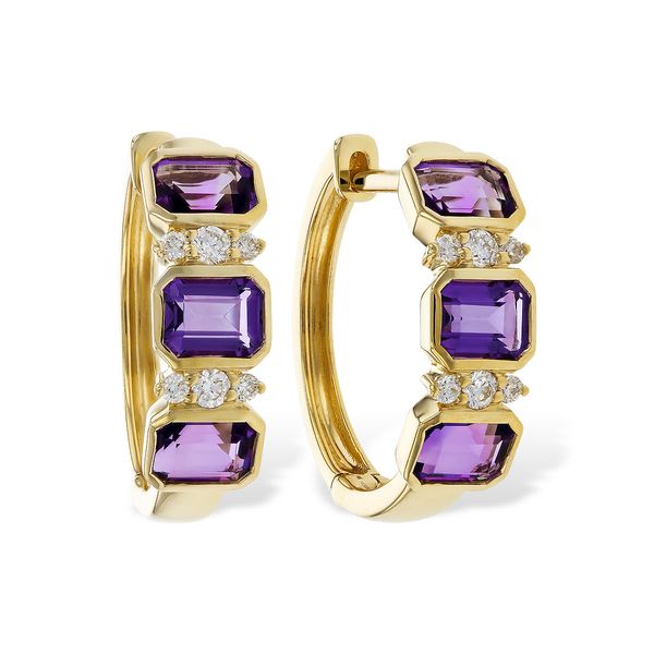 14K Yellow Gold Hoop Earrings Conti Jewelers Endwell, NY