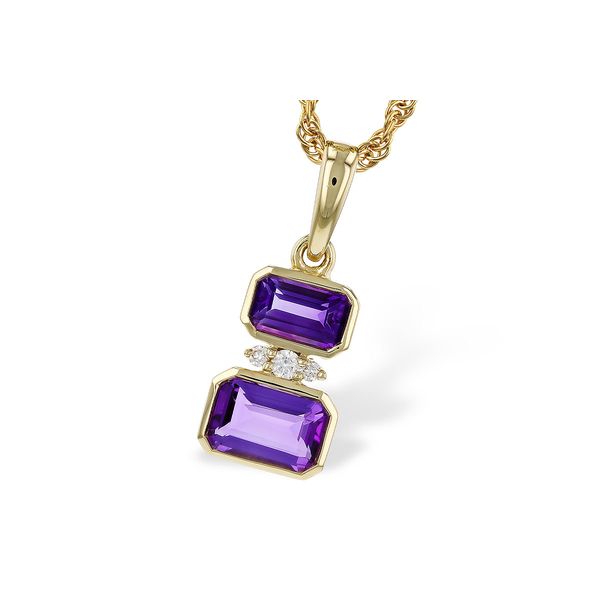 14K Yellow Gold Pendant Necklace Conti Jewelers Endwell, NY