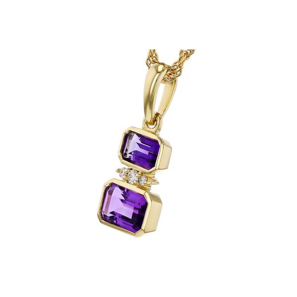 14K Yellow Gold Pendant Necklace Image 2 Conti Jewelers Endwell, NY