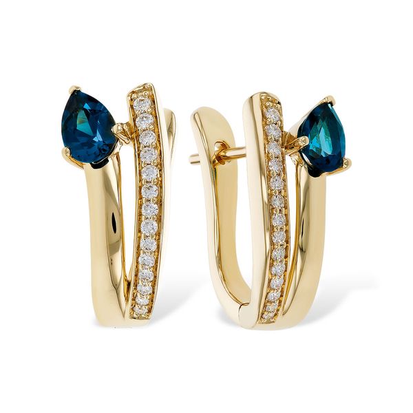 14K Yellow Gold Chandelier Earrings Conti Jewelers Endwell, NY