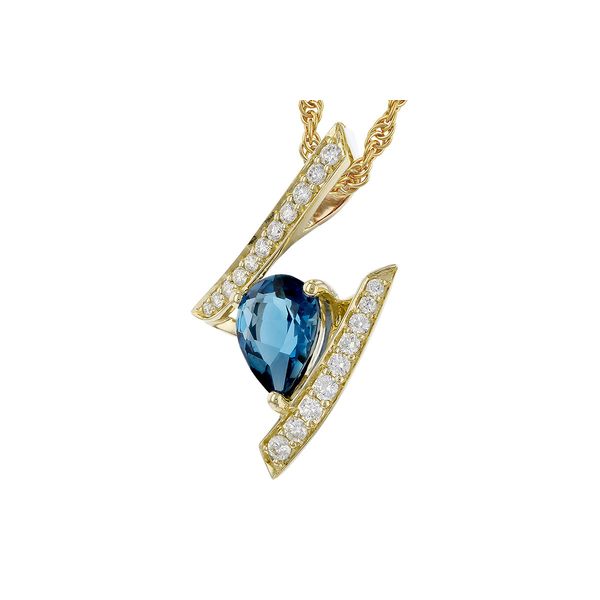 14K Yellow Gold Pendant Necklace Conti Jewelers Endwell, NY