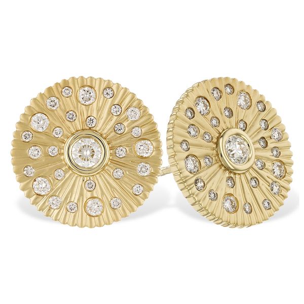 14K Yellow Gold Stud Earrings Conti Jewelers Endwell, NY