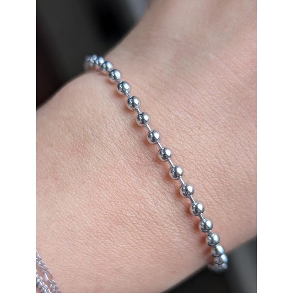 Mila Bead Bracelet in Sterling Silver Image 3 Conti Jewelers Endwell, NY