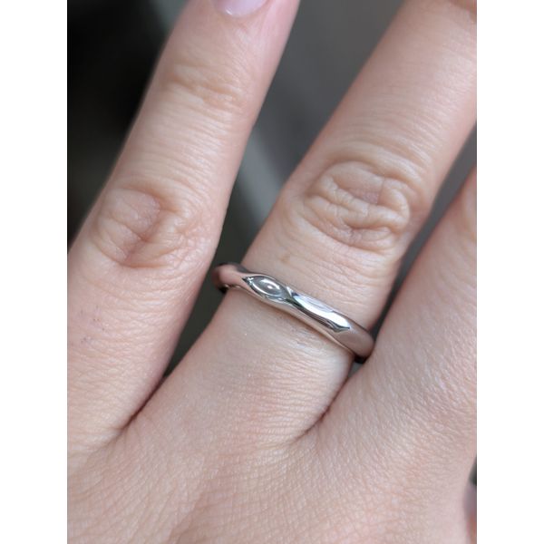 Molten Band Ring in Sterling Silver Image 3 Conti Jewelers Endwell, NY
