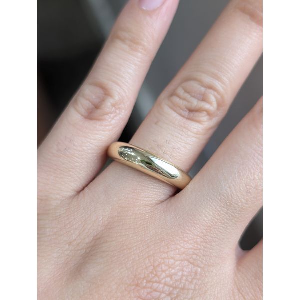 Dome Ring in Sterling Silver Yellow Gold Image 4 Conti Jewelers Endwell, NY