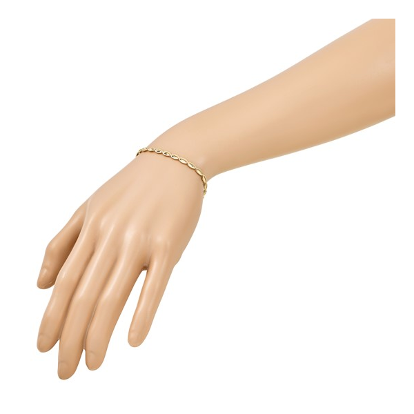 Oval Link Chain Bracelet in 14k Yellow Gold Image 2 Conti Jewelers Endwell, NY
