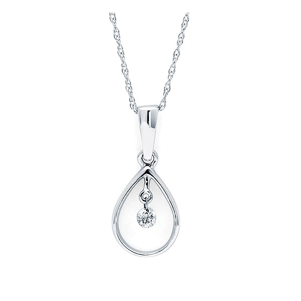 14K White Gold Pendant Conti Jewelers Endwell, NY