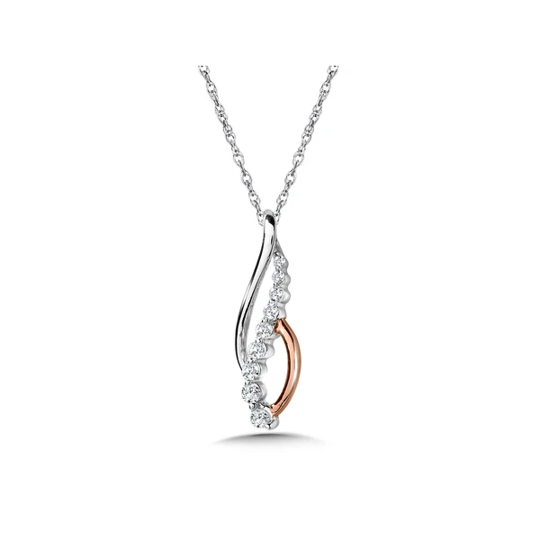 1/4 Ct. tw. Infinity Diamond Necklace in 14k Gold Conti Jewelers Endwell, NY
