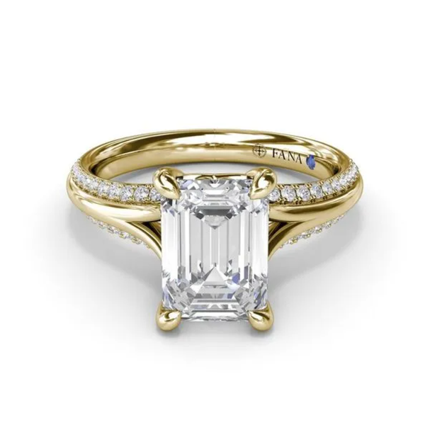 1/10th Ctw. Split Shank Tulip Head Engagement Ring Conti Jewelers Endwell, NY