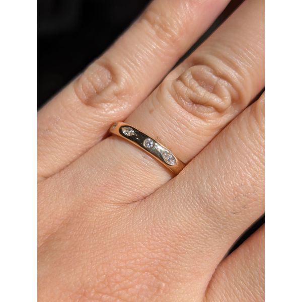 0.35cttw. Diamond Flush Set Band in 14k Yellow Gold Conti Jewelers Endwell, NY