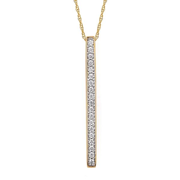 1/5 Ctw. Diamond Icicle Pendant In 14K Gold Conti Jewelers Endwell, NY
