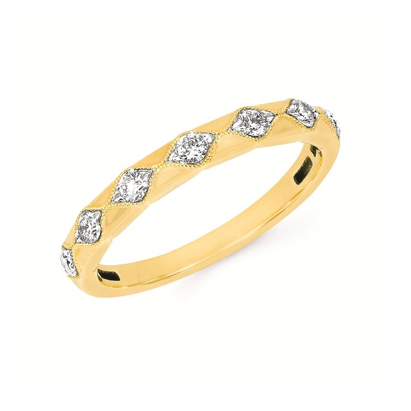 1/4 cttw. Diamond Milgrain Ring in 14k Yellow Gold Conti Jewelers Endwell, NY