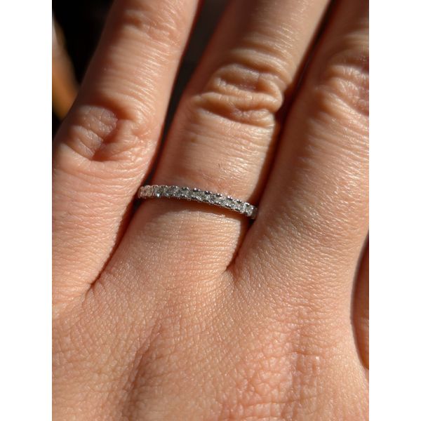 .2cttw Diamond Stackable Band in14k White Gold Size 6.5 Image 2 Conti Jewelers Endwell, NY