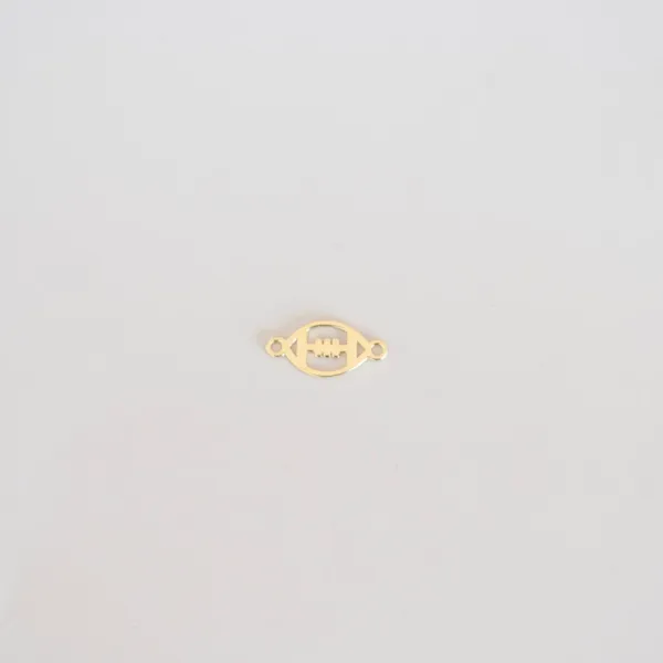 Gold Fill Football Connector Charm Conti Jewelers Endwell, NY