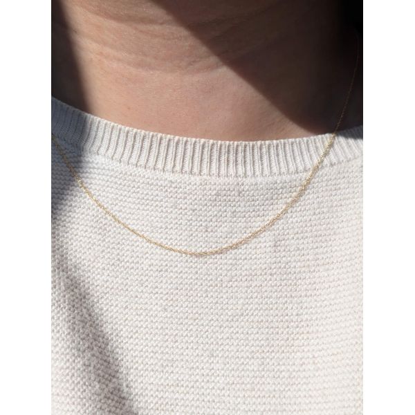 18in 1.5mm Rope Chain in 14k Yellow Gold Image 3 Conti Jewelers Endwell, NY