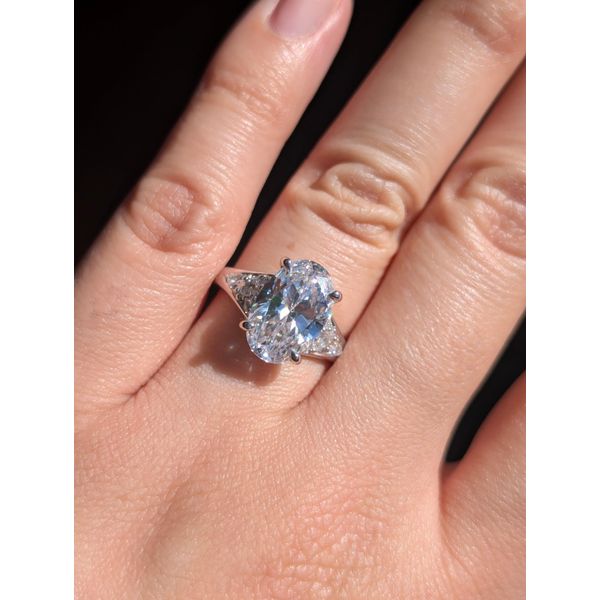 1/3 Ctw. Oval Diamond Semi-Mounting in 14k Gold Image 2 Conti Jewelers Endwell, NY