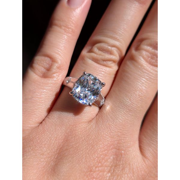.15 Ctw. Diamond Cushion Cut Semi Mounting in 14k Gold Image 2 Conti Jewelers Endwell, NY