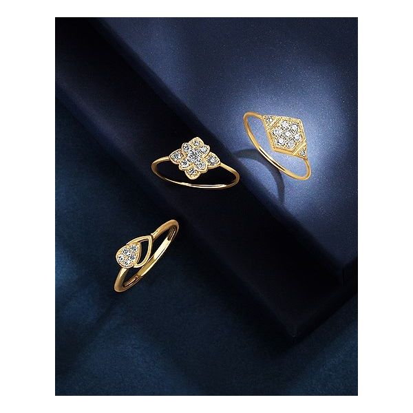 1/4 Ctw. Diamond Vintage-Inspired Fashion Ring in 14k Yellow Gold Image 2 Conti Jewelers Endwell, NY