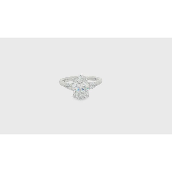 Engagement Ring Semi-Mount with .42cttw Diamond Side stones in 14k White Gold Conti Jewelers Endwell, NY