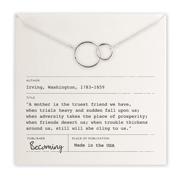 Mother Necklace in Sterling Silver Conti Jewelers Endwell, NY