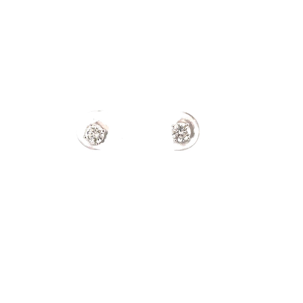 14k White Gold .50ct Diamond Studs Conti Jewelers Endwell, NY