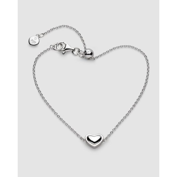 Love Silver Heart Slider Bracelet Conti Jewelers Endwell, NY