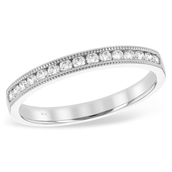 1/4ct tw. Channel Set Diamond Wedding Band in 14k White Gold Conti Jewelers Endwell, NY