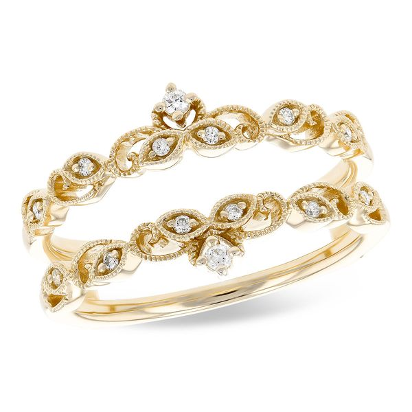 Vintage-Inspired Diamond Enhancer in 14k Yellow Gold Conti Jewelers Endwell, NY