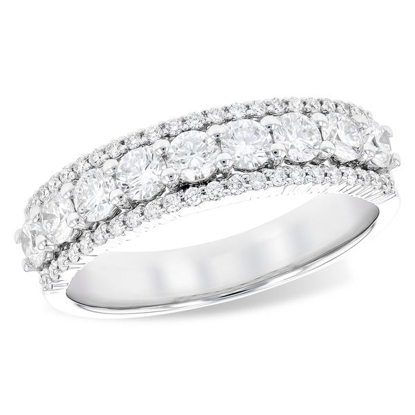 1ct tw. Diamond Wedding Band in 14k White Gold Conti Jewelers Endwell, NY