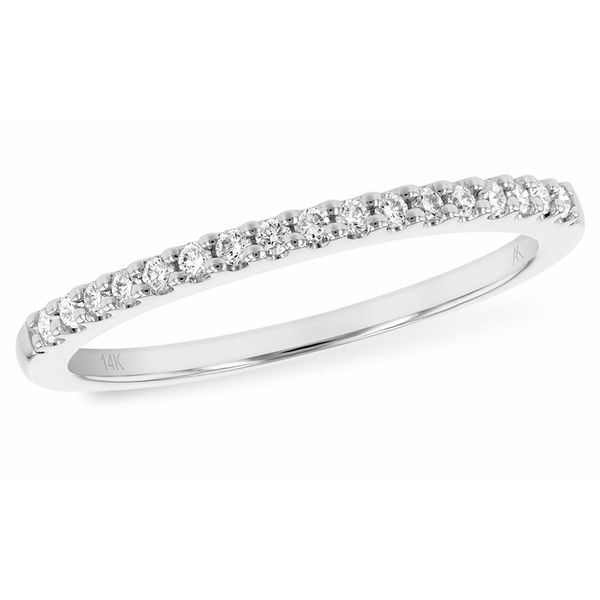 .15 Cttw. Diamond Wedding Band in 14k White Gold Conti Jewelers Endwell, NY