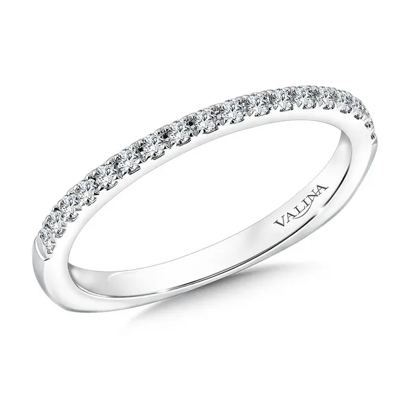 Diamond Wedding Band in 14k White Gold Conti Jewelers Endwell, NY