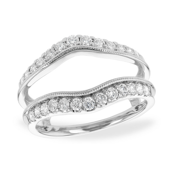 Diamond Enhancer Ring (.61ct. tw.) in 14k White Gold Conti Jewelers Endwell, NY