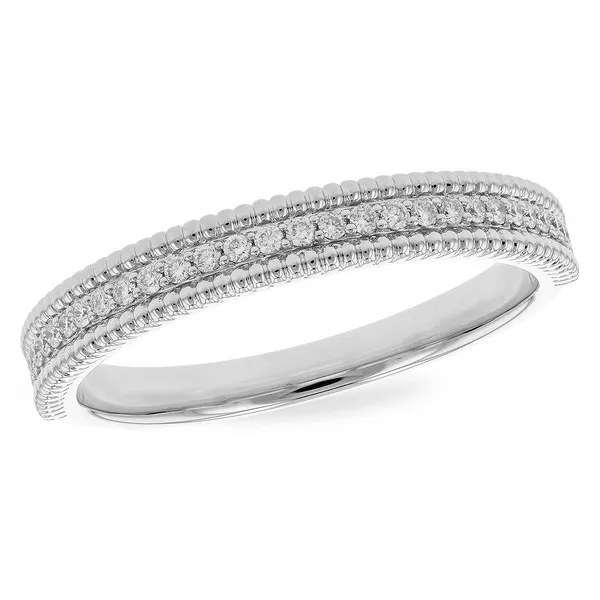 .14 Ctw. Diamond Wedding Band in 14k White Gold Conti Jewelers Endwell, NY