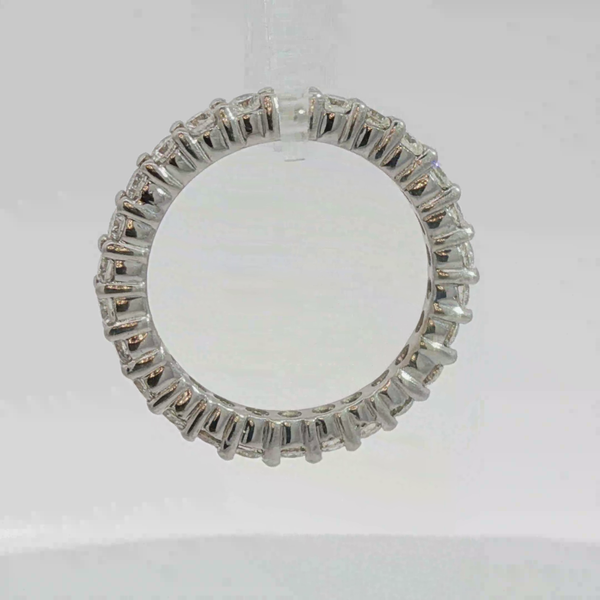 1 1/3 Ct. tw. Diamond Eternity Band in 18k White Gold Image 5 Conti Jewelers Endwell, NY