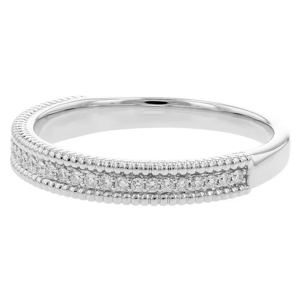 .14 Ctw. Diamond Wedding Band in 14k White Gold Image 2 Conti Jewelers Endwell, NY