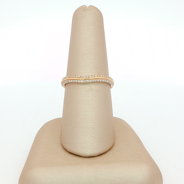 14k Yellow Gold Wedding Band 0.22cttw Diamond Sz 6.5 Image 2 Conti Jewelers Endwell, NY