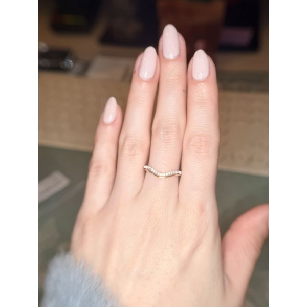 14k TT 0.14cttw Dia Wedding Band Sz 6.5 Image 2 Conti Jewelers Endwell, NY