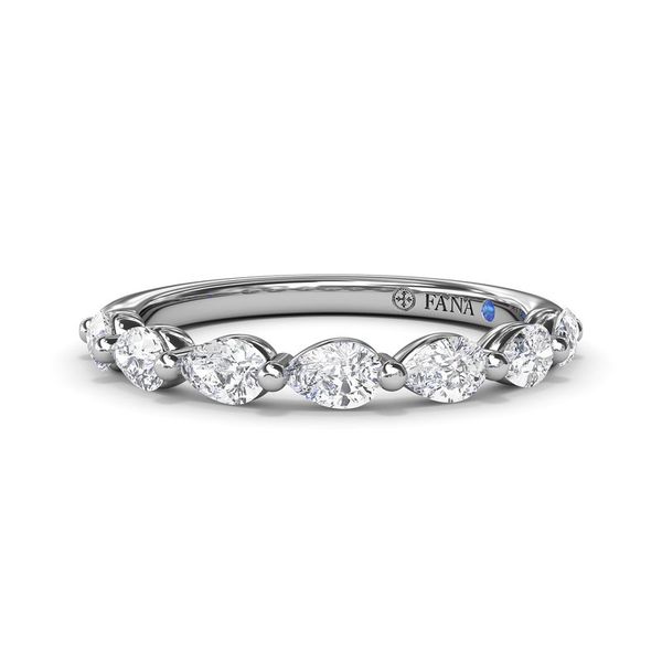 14K White Gold Band Ring Conti Jewelers Endwell, NY