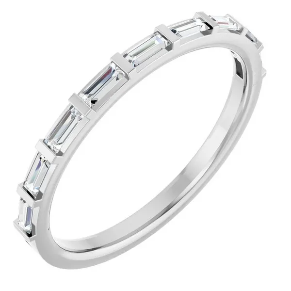 1/4 CTW Lab-Grown Diamond Anniversary Band in 14k White Gold Conti Jewelers Endwell, NY