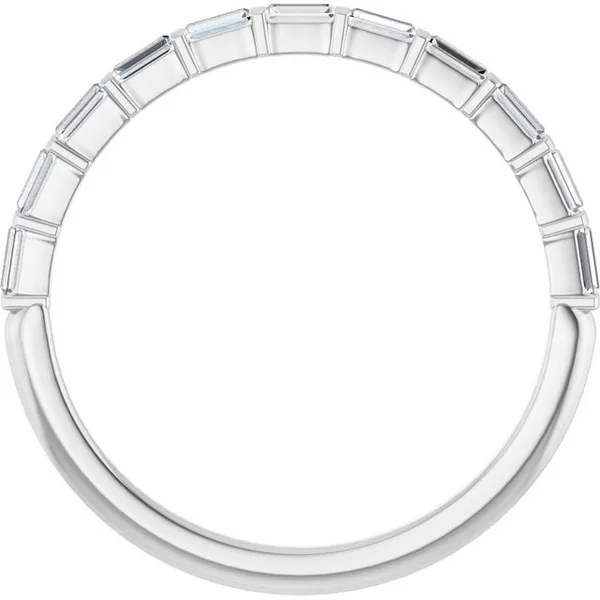 14K White 1/4 CTW Lab-Grown Diamond Anniversary Band Image 2 Conti Jewelers Endwell, NY