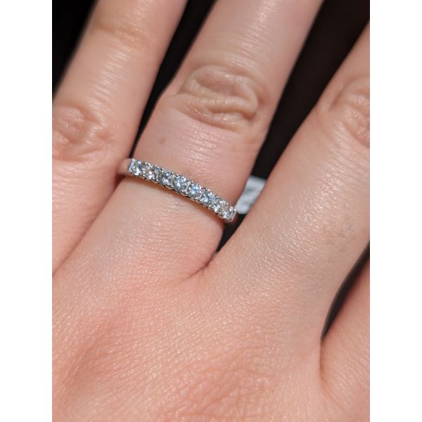 1/3 Ctw. Lab-Grown Diamond Wedding Band in 14k White Gold Image 3 Conti Jewelers Endwell, NY