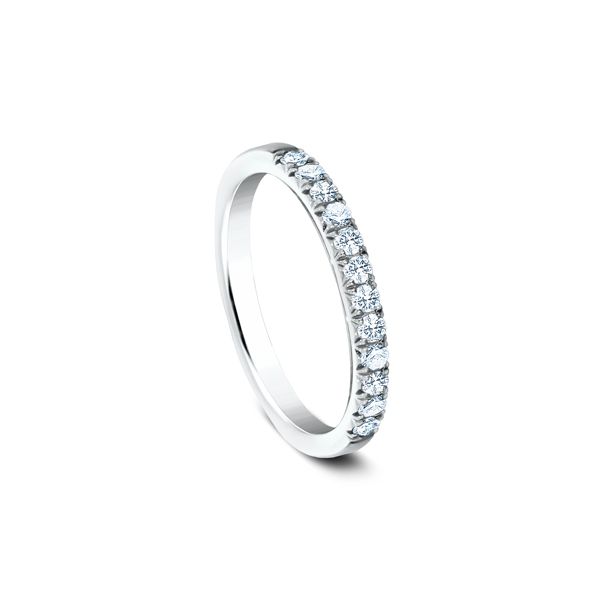 .24cttw Lab Grown Diamond Wedding Band in 14k White Gold Image 2 Conti Jewelers Endwell, NY