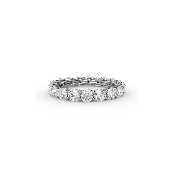 2.54ct Woven Eternity Band Conti Jewelers Endwell, NY