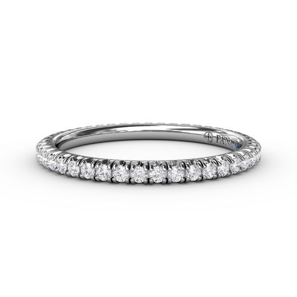 14K White Gold Anniversary Band Ring Conti Jewelers Endwell, NY