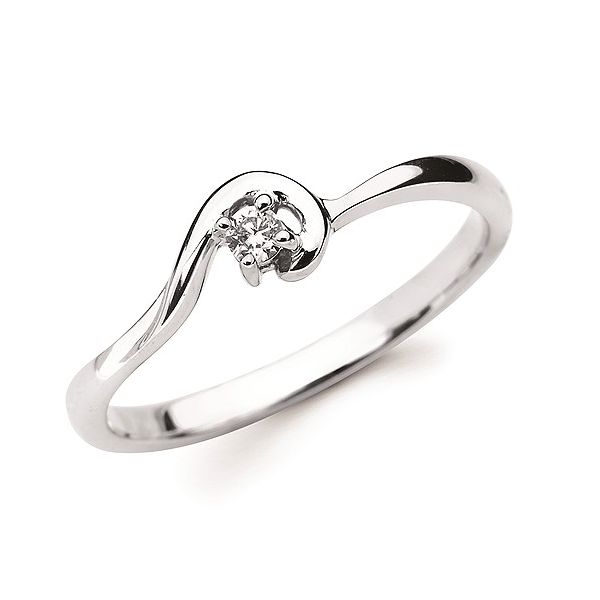.04 Ct. Diamond Promise Ring in 10k White Gold Conti Jewelers Endwell, NY