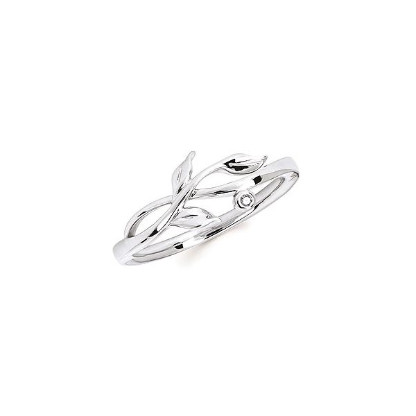 Diva Diamonds® Vine Ring In Sterling Silver With .01 Ct. Diamond Conti Jewelers Endwell, NY