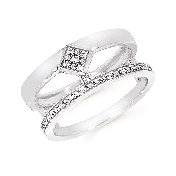 SS .09 Ctw. Dia Ring Sz 7 Conti Jewelers Endwell, NY