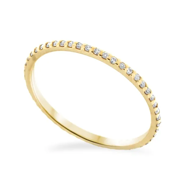 1/4 Ctw. Diamond Eternity Band in 14k Yellow Gold Conti Jewelers Endwell, NY