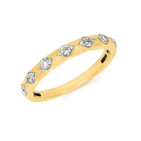 1/4 cttw. Diamond Milgrain Ring in 14k Yellow Gold Conti Jewelers Endwell, NY